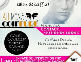 All men's Coiffure